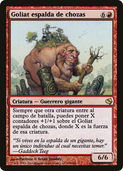 Hamletback Goliath (Spanish) - "Goliat espalda de chozas"