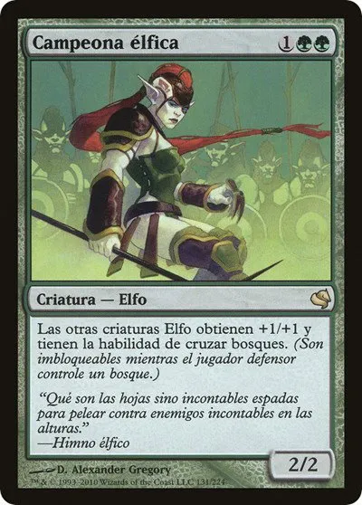 Elvish Champion (Spanish) - "Campeona elfica"