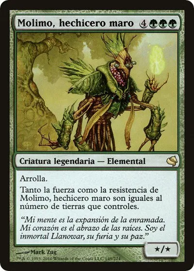 Molimo, Maro-Sorcerer (Spanish) - "Molimo, hechicero maro"