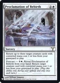 Proclamation of Rebirth - Foil Proclamation Of Rebirth