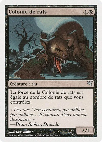 Swarm of Rats (French) - "Colonie de rats" - French