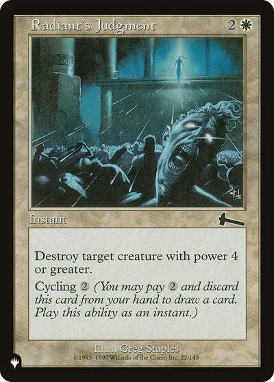 Radiant's Judgment - Normal Radiant S Judgment