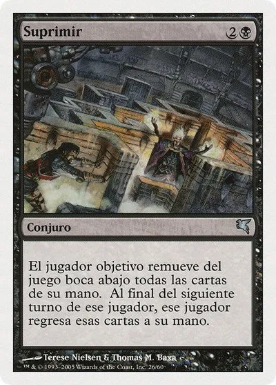 Suppress (Spanish) - "Suprimir" - Spanish
