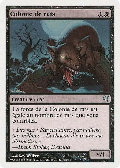 Swarm of Rats (French) - "Colonie de rats" - French
