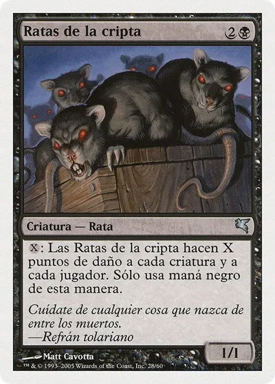 Crypt Rats (Spanish) - "Ratas de la cripta" - Spanish