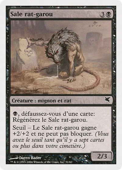 Dirty Wererat (French) - "Sale rat-garou" - French