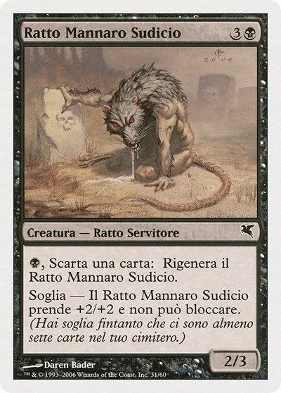 Dirty Wererat (Italian) - "Ratto Mannaro Sudicio" - Italian