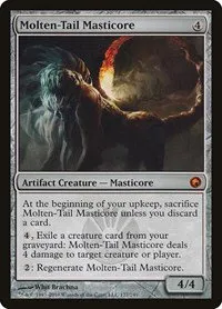 Molten-Tail Masticore - Foil