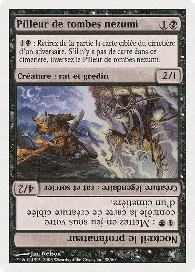 Nezumi Graverobber // Nighteyes the Desecrator (French) - "Pilleur de tombes nezumi" - French