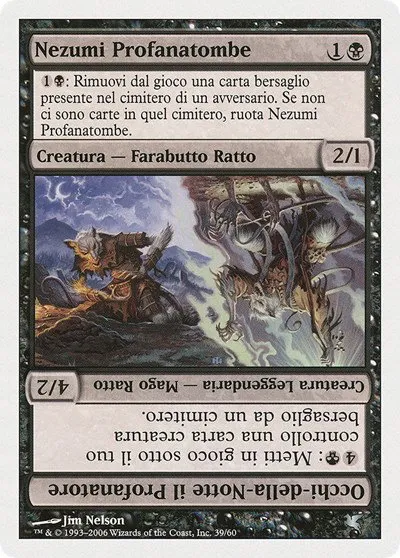 Nezumi Graverobber // Nighteyes the Desecrator (Italian) - "Nezumi Profanatombe" - Italian