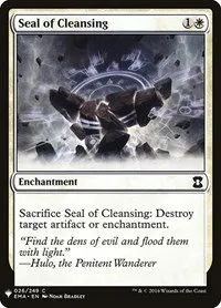 Seal of Cleansing - Normal Seal Of Cleansing