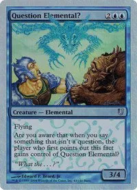 Question Elemental? - Alternate Foil