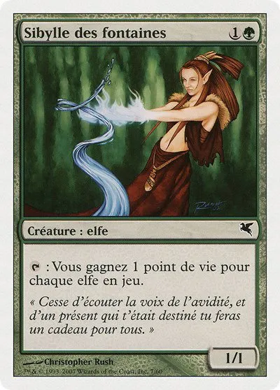 Wellwisher (French) - "Sibylle des fontaines" - French