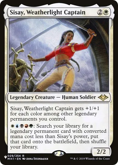 Sisay, Weatherlight Captain - Normal Sisay Weatherlight Capt