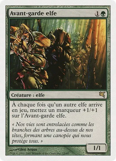 Elvish Vanguard (French) - "Avant-garde elfe" - French