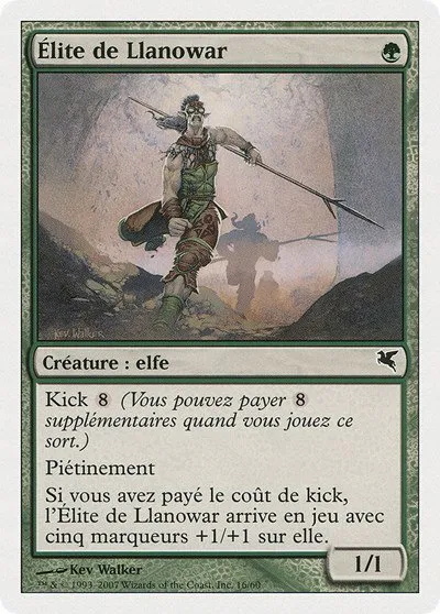 Llanowar Elite (French) - "Élite de Llanowar" - French