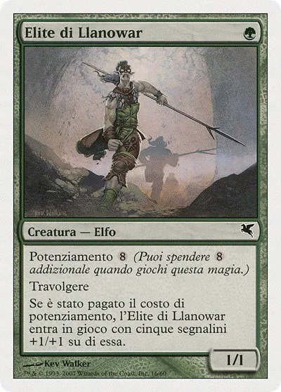 Llanowar Elite (Italian) - "Elite di Llanowar" - Italian