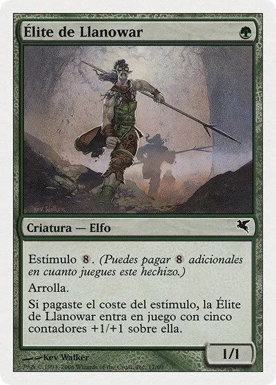Llanowar Elite (Spanish) - "Élite de Llanowar"
