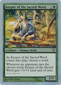 Keeper of the Sacred Word - Foil