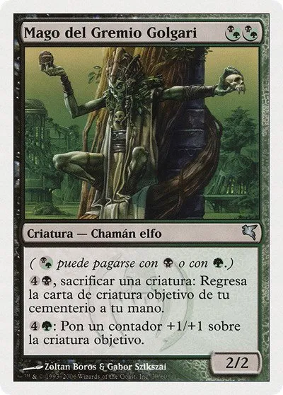 Golgari Guildmage (Spanish) - "Mago del Gremio Golgari"