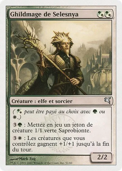 Selesnya Guildmage (French) - "Ghildmage de Selesnya" - French