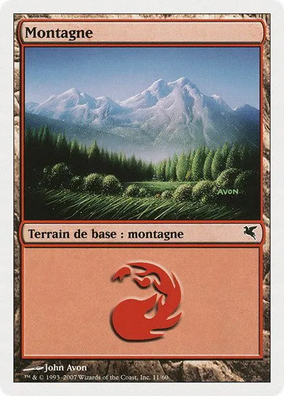 Mountain (French) - "Montagne" - French