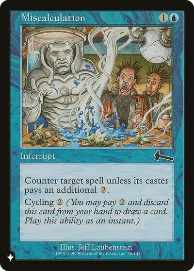 Miscalculation - Normal Miscalculation