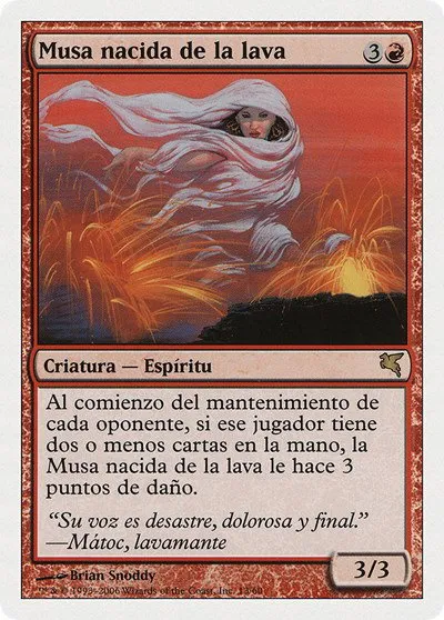 Lavaborn Muse (Spanish) - "Musa nacida de la lava" - Spanish