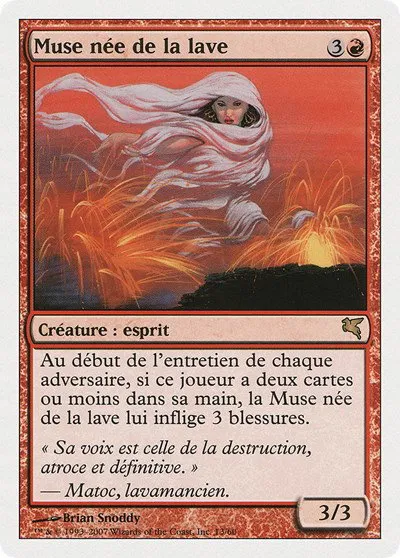 Lavaborn Muse (French) - "Muse nee de la lave" - French