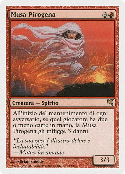 Lavaborn Muse (Italian) - "Musa Pirogena" - Italian