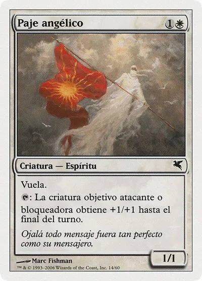 Angelic Page (Spanish) - "Paje angelico" - Spanish