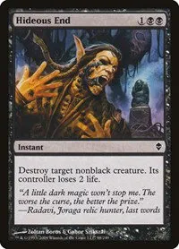Hideous End - Foil