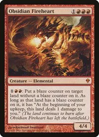 Obsidian Fireheart - Foil