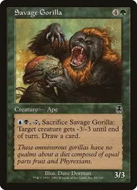 Savage Gorilla - Foil