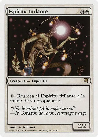 Blinking Spirit (Spanish) - "Espíritu titilante" - Spanish