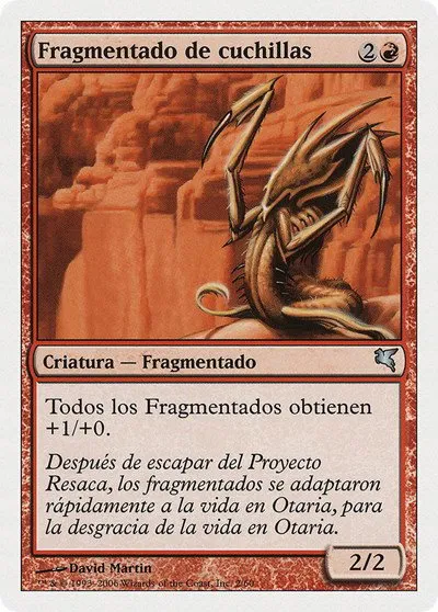 Blade Sliver (Spanish) - "Fragmentado de cuchillas" - Spanish