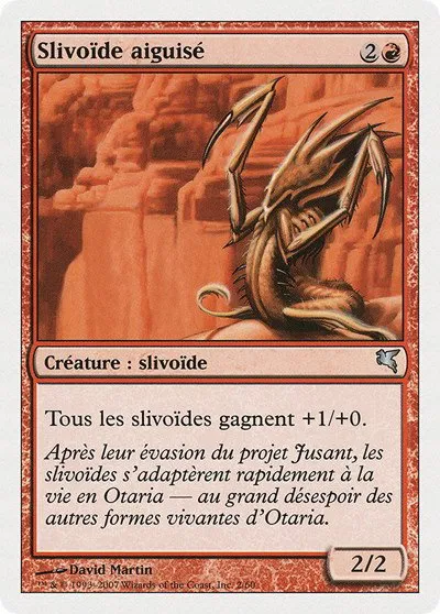 Blade Sliver (French) - "Slivoïde aiguisé" - French