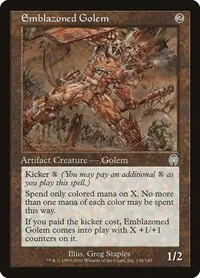 Emblazoned Golem - Foil