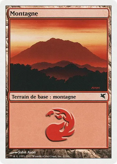 Mountain (French) - "Montagne" - French