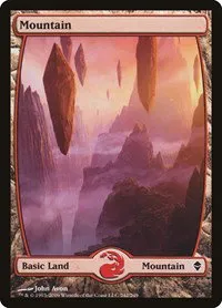 Mountain (242) - Full Art - Foil