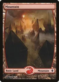 Mountain (243) - Full Art - Foil