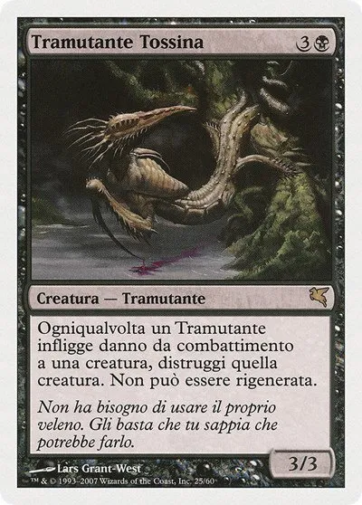Toxin Sliver (Italian) - "Tramutante Tossina" - Italian