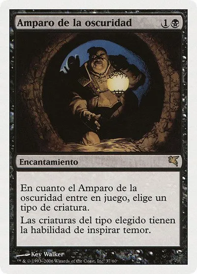 Cover of Darkness (Spanish) - "Amparo de la oscuridad" - Spanish