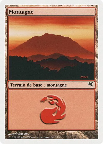 Mountain (French) - "Montagne" - French