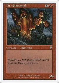 Fire Elemental - Foil