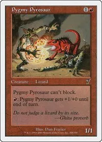 Pygmy Pyrosaur - Foil