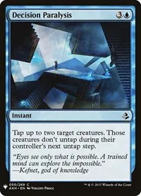 Decision Paralysis - Normal Decision Paralysis