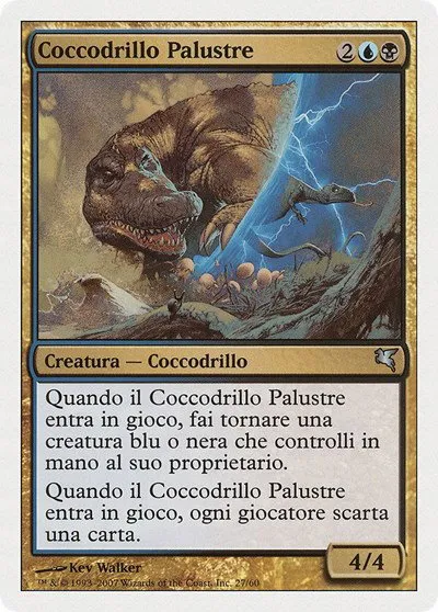 Marsh Crocodile (Italian) - "Coccodrillo Palustre" - Italian