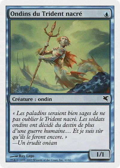 Merfolk of the Pearl Trident (French) - "Ondins du Trident nacré" - French