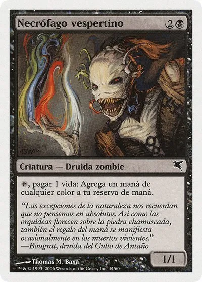 Vesper Ghoul (Spanish) - "Necrófago vespertino" - Spanish